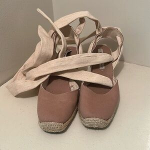 Ballet Wedge Heel Sandals